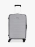 Rock Eden 8-Wheel 67cm Medium Suitcase, 59L, Grey