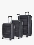 Rock Tulum 8-Wheel Expandable Suitcase Set, 3 Piece