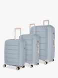 Rock Tulum 8-Wheel Expandable Suitcase Set, 3 Piece