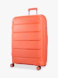 Rock Tulum 8-Wheel Expandable Suitcase Set, 3 Piece, Peach