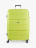 Rock Tulum 8-Wheel 78cm Expandable Large Suitcase, 105L, Lime