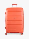 Rock Tulum 8-Wheel 78cm Expandable Large Suitcase, 105L, Peach