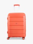 Rock Tulum 8-Wheel 66cm Expandable Medium Suitcase, 63L, Peach