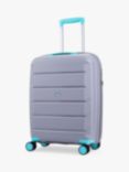 Rock Tulum 8-Wheel 55cm Expandable Cabin Case, 36L, Grey/Aqua