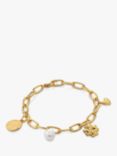 Monica Vinader Lucky Charm Link Chain Bracelet