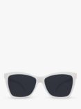 goodr Unisex Cat's Eye Pop G Sunglasses, White