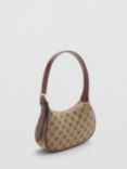 Mango Hall Monogram Shoulder Bag, Brown