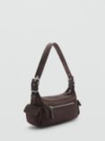 Mango Strada Shoulder Bag, Dark Brown