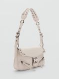 Mango Valentin Buckle Detail Shoulder Bag, White