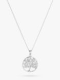 Simply Silver Tree of Life Pendant Necklace, Silver