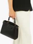 Dune Daily Embossed Logo Tote Bag, Black