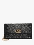 Dune Sapphire Diamante Micro Bag, Black