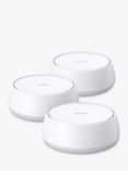 TP-Link Deco BE25 Whole Home Mesh Wi-Fi 7 System with Built-in Antivirus, BE3600, Pack of 3, White