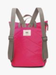 ROKA London Canfield B Recycled Nylon Rolltop Backpack, 15L, Sparkling Cosmo