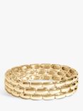 Jon Richard Polished Chain Stretch Bracelet