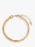 Jon Richard Herringbone Chain Bracelet, Gold