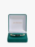 Jon Richard Jet Pear Drop Tennis Bracelet, Gold