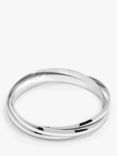 Jon Richard Interlocking Bangles, Silver