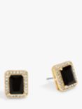 Jon Richard Jet Perfume Bottle Stud Earrings, Gold