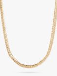 Jon Richard Herringbone Chain Necklace, Gold