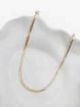 Jon Richard Herringbone Chain Necklace, Gold