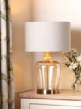 Laura Ashley Ockley Touch Table Lamp, Antique Brass