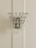 Laura Ashley Willow Wall Light, Pewter