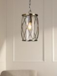 Laura Ashley Beckworth Pendant Ceiling Light, Antique Brass