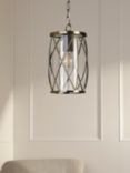 Laura Ashley Beckworth Pendant Ceiling Light, Antique Brass