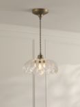 Laura Ashley Bexwell Pendant Ceiling Light, Antique Brass