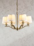 Laura Ashley Hemsley 6 Arm Ceiling Light, Antique Brass