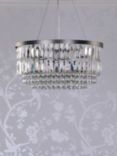 Laura Ashley Rhosill 4 Light Grand Chandelier, Pewter