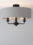 Laura Ashley Sorrento 3 Arm Semi Flush Ceiling Light