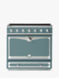 La Cornue CornuFe AlberTine 90cm Electric Range Cooker with Induction Hob, Ocean