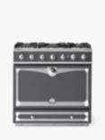 La Cornue CornuFe AlberTine 90cm Dual Fuel Range Cooker, Graphite