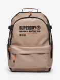 Superdry Tarp Utility Backpack, Moon Rock Beige