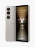 Sony Xperia 1 VI Smartphone, Android, 12GB RAM, 6.5", 5G, SIM Free, 256GB, Silver