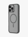 QDOS Hybrid Soft & Snap Case for iPhone 16 Pro Max, Black Titanium / Clear