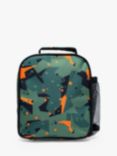 Hype Kids' Geo Camo Lunch Box, 4.5L, Green/Multi