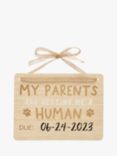 Pearhead Baby Announcement Pet Plaque