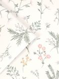 Laura Ashley Crosswell Wallpaper, Coral Pink