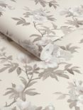 Laura Ashley Rosamund Wallpaper, Natural