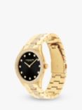 Coach Women's Brooks Crystal Bracelet Strap Watch, Gold/Black