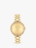 Coach Women's Chelsea Crystal Bezel Bracelet Strap Watch, Gold