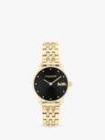 Coach Women's Elliot Bracelet Strap Watch, Gold/Black