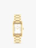 Coach Women's Reese Rectangular Crystal Bracelet Strap Watch