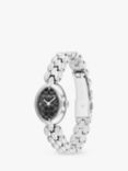 Coach Women's Sammy Oval Bracelet Strap Watch, Silver/Black