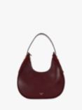 Dune Dedicated Scoop Shoulder Bag, Burgundy