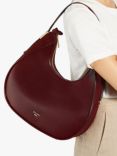 Dune Dedicated Scoop Shoulder Bag, Burgundy