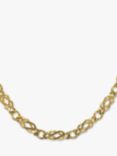 Vintage Fine Jewellery Pre-Loved 9ct Yellow Gold Flat Curb Link Chain Necklace